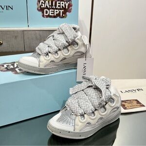 Lanvin Men White Sneakers